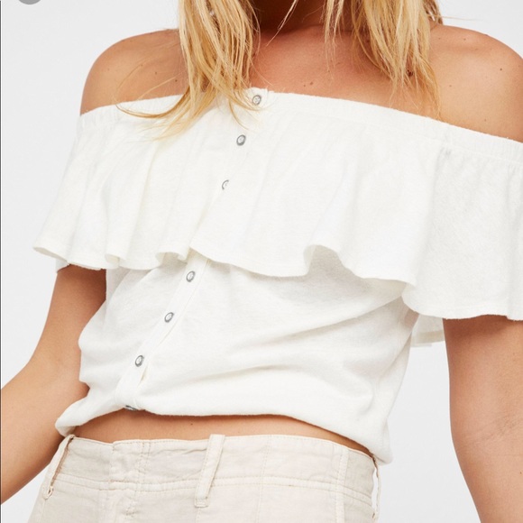 Free People Tops - Free People Ruffle Top
